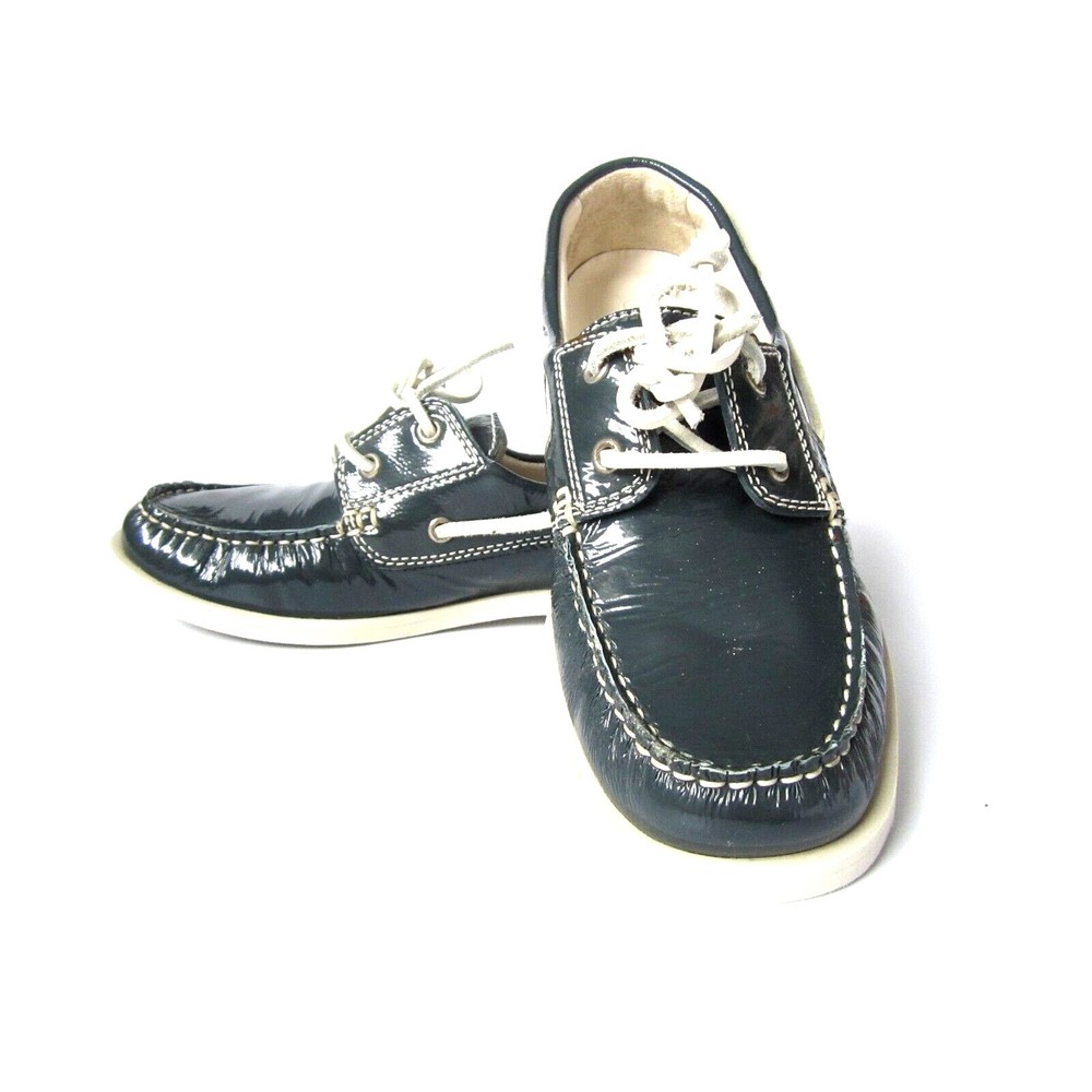 Cole Haan Women Shoe Size 7B Blue Boat Loafer Flat Pre Owned